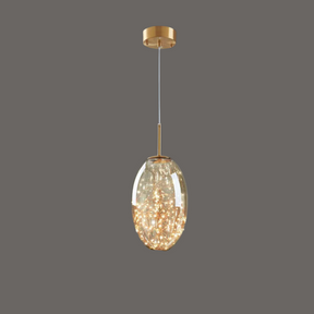 Lampe Suspendue Grise Design Élégant - Éclairage Ambiance et Matériaux Luxueux