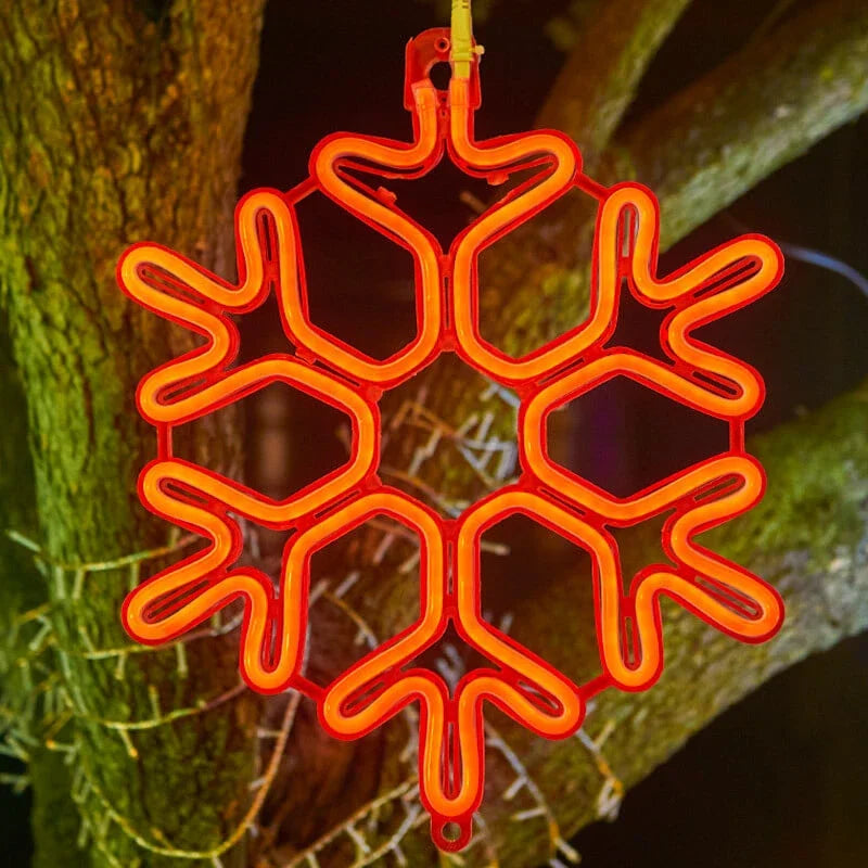 Éclairages LED Flocon de Neige - Résistants aux Intempéries et Énergétiquement Efficaces