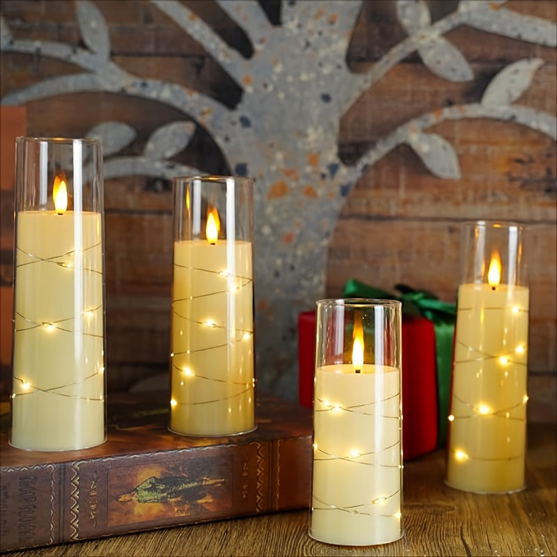 Bougies LED Télécommandées - Ambiance Chaleureuse et Sûre
