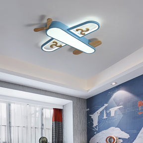 Plafonnier LED Avion pour Enfants - Éclairage Amusant et Économique