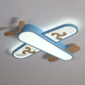 Plafonnier LED Avion pour Enfants - Éclairage Amusant et Économique