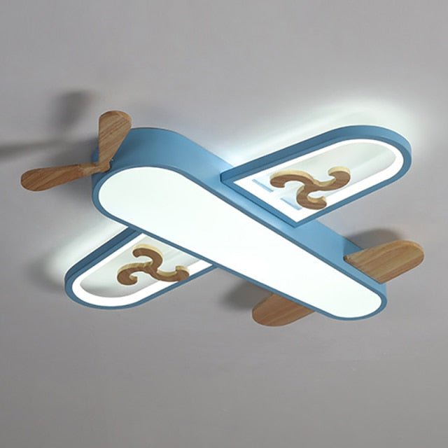 Plafonnier LED Avion pour Enfants - Éclairage Amusant et Économique