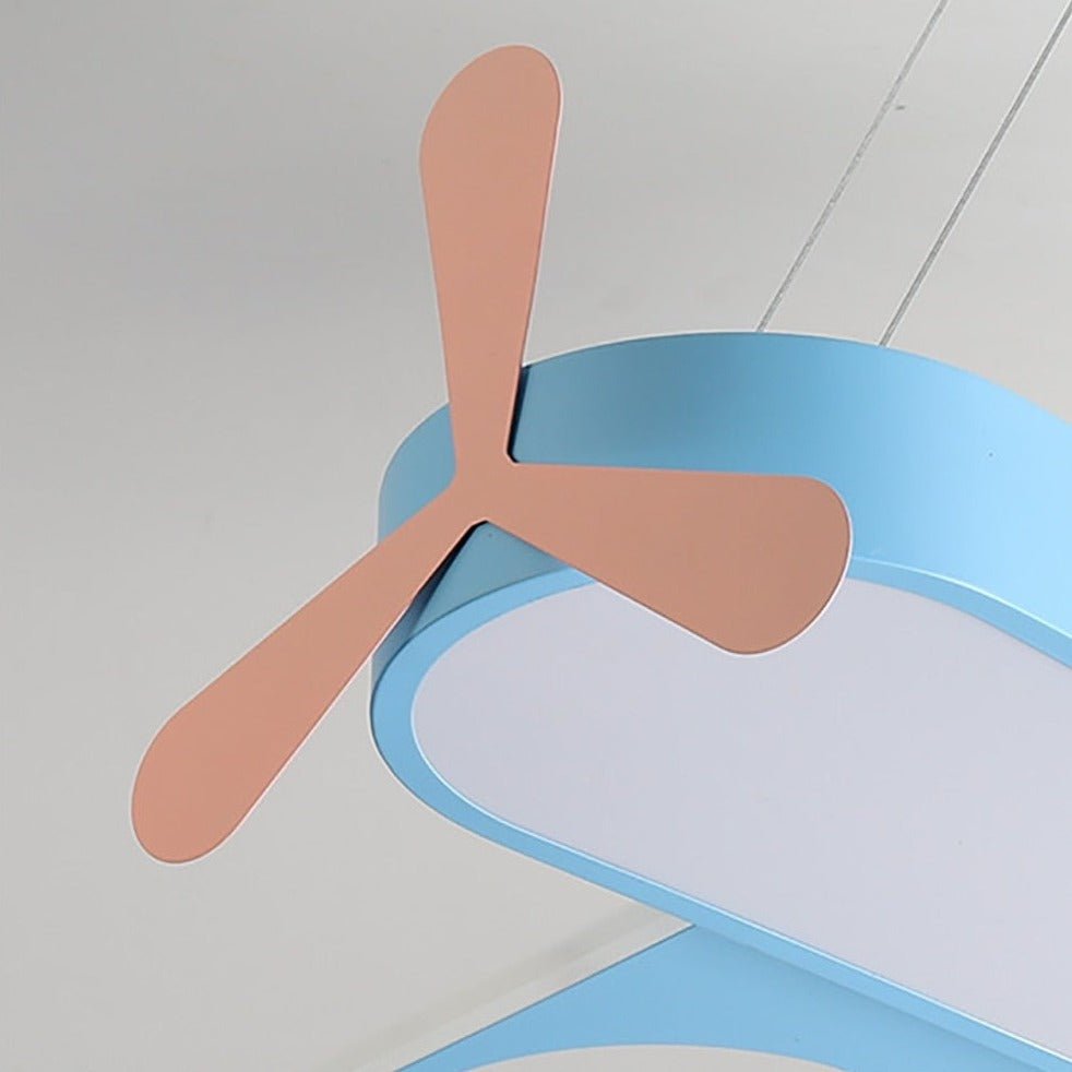 Lustre Pendentif Avion LED - Éclairage Ludique pour Chambre d'Enfant