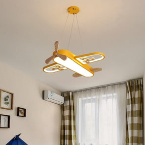 Lustre Pendentif Avion LED - Éclairage Ludique pour Chambre d'Enfant