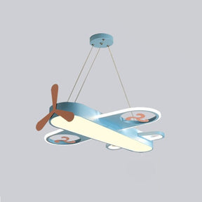 Lustre Pendentif Avion LED - Éclairage Ludique pour Chambre d'Enfant