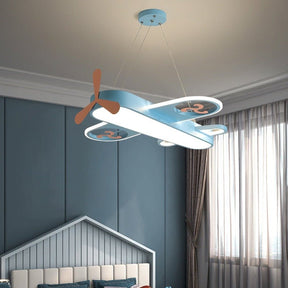 Lustre Pendentif Avion LED - Éclairage Ludique pour Chambre d'Enfant