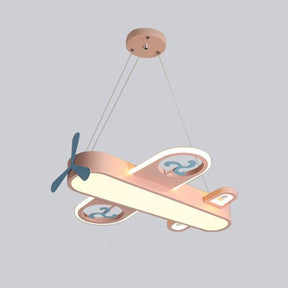 Lustre Pendentif Avion LED - Éclairage Ludique pour Chambre d'Enfant