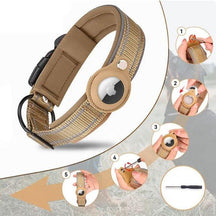 Collier Porte-AirTag Sécurisé - Suivi Fiable pour Objets de Valeur