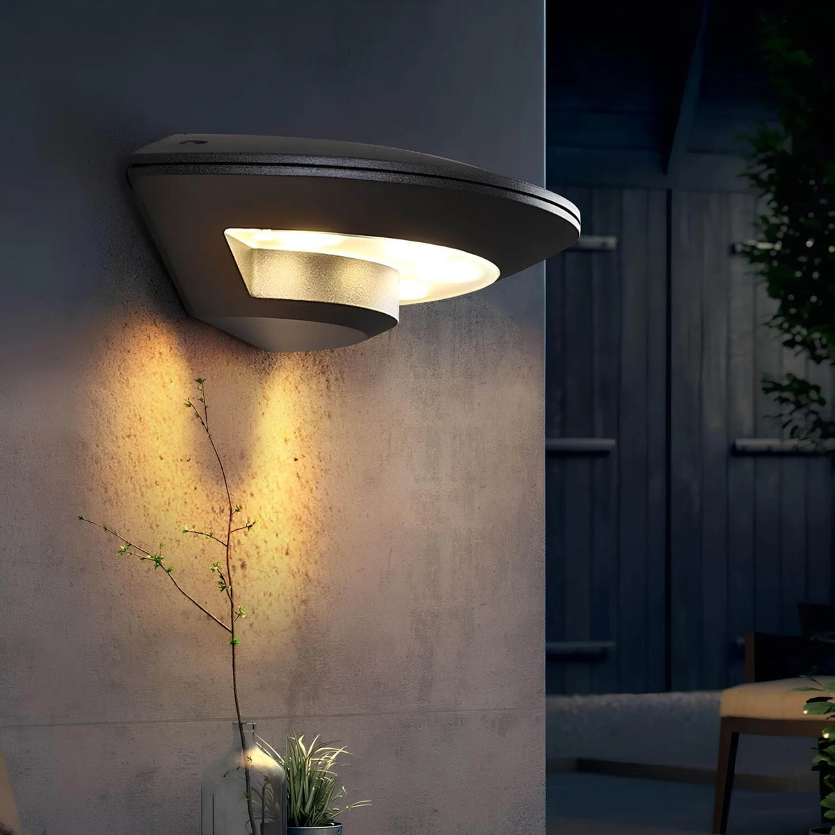 Lampe Murale d'Extérieur Moderne - Éclairage Résistant aux Intempéries pour Jardin