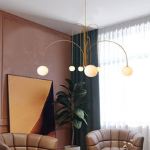 Lustre Courbé Moderne en Fer - Élégance et Durabilité pour Votre Intérieur