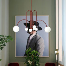 Lustre Courbé Moderne en Fer - Élégance et Durabilité pour Votre Intérieur