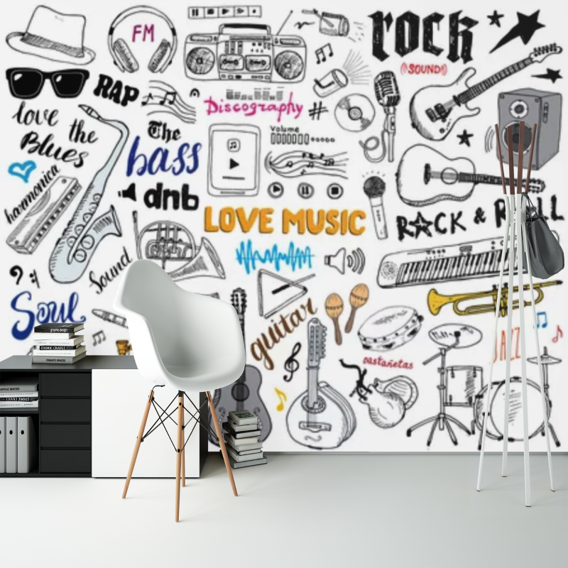 Music Wallpaper Original Décor