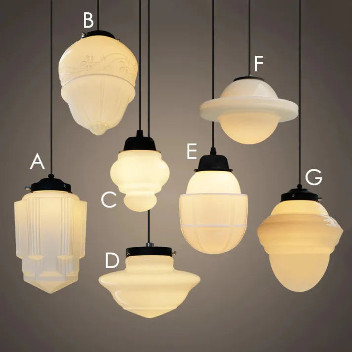 Lampe Pendante Géométrique Vintage - Éclairage Chaud et Design Élégant