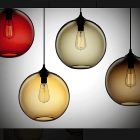 Luminaire Suspendu en Verre - Design Élégant et Minimaliste