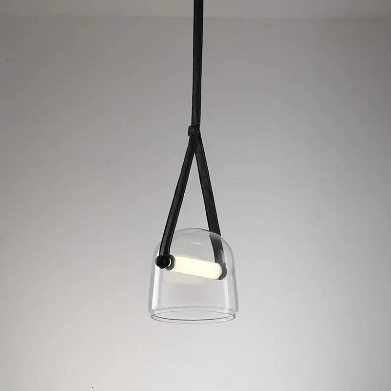 Pendentif en Verre Élégant - Éclairage Luxueux pour Intérieurs Sophistiqués