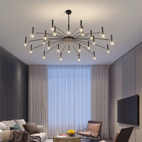Lustre LED Moderne avec Têtes Réglables - Élégance et Efficacité Énergétique