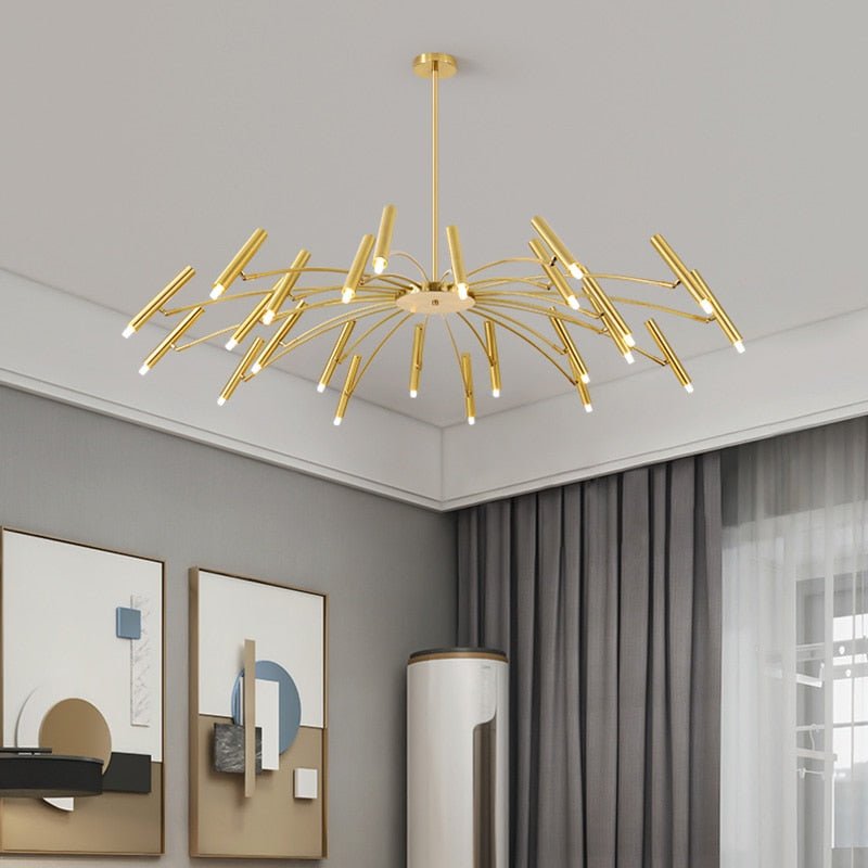 Lustre LED Moderne avec Têtes Réglables - Élégance et Efficacité Énergétique