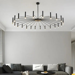 Lustre LED Moderne avec Têtes Réglables - Élégance et Efficacité Énergétique