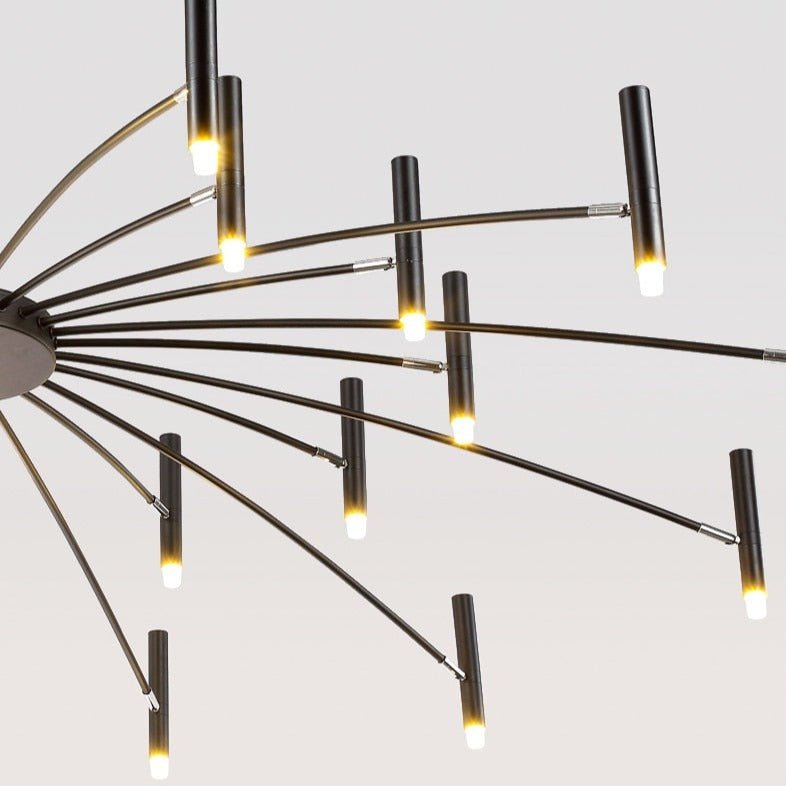 Lustre LED Moderne avec Têtes Réglables - Élégance et Efficacité Énergétique