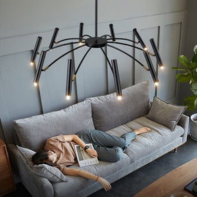 Lustre LED Moderne avec Têtes Réglables - Élégance et Efficacité Énergétique