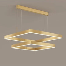 Lustre LED Dimmable Élégant - Design Contemporain et Fonctionnalité Pratique