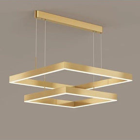 Lustre LED Dimmable Élégant - Design Contemporain et Fonctionnalité Pratique