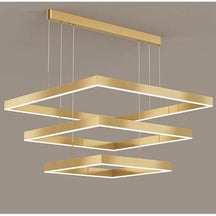 Lustre LED Dimmable Élégant - Design Contemporain et Fonctionnalité Pratique