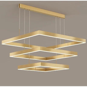 Lustre LED Dimmable Élégant - Design Contemporain et Fonctionnalité Pratique