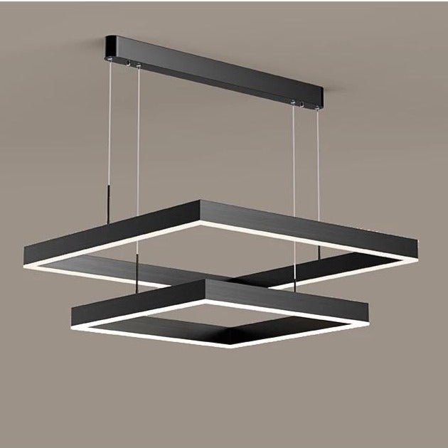 Lustre LED Dimmable Élégant - Design Contemporain et Fonctionnalité Pratique