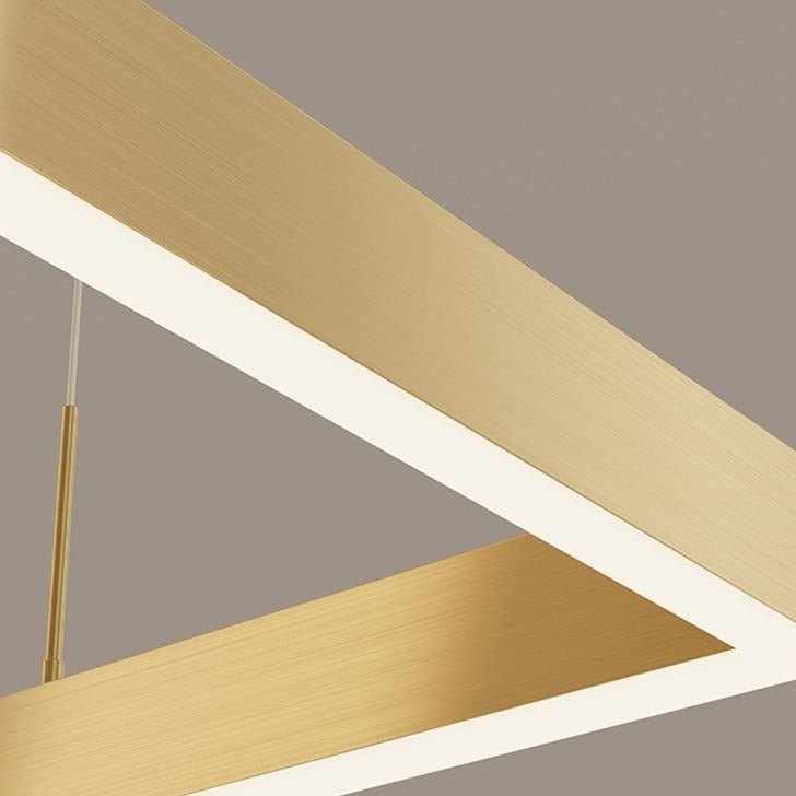 Lustre LED Dimmable Élégant - Design Contemporain et Fonctionnalité Pratique
