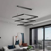 Lustre LED Dimmable Élégant - Design Contemporain et Fonctionnalité Pratique