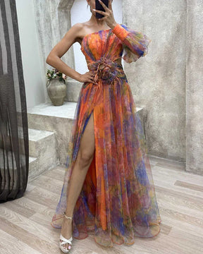 Robe Hors-Épaule Élégante - Tissu Luxueux et Silhouette Flatteuse