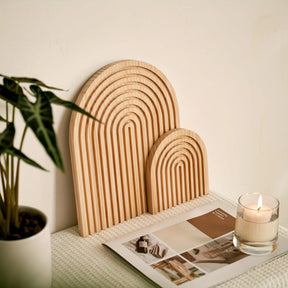 Arches en Bois Élégantes - Apportez Chaleur et Texture à Votre Intérieur