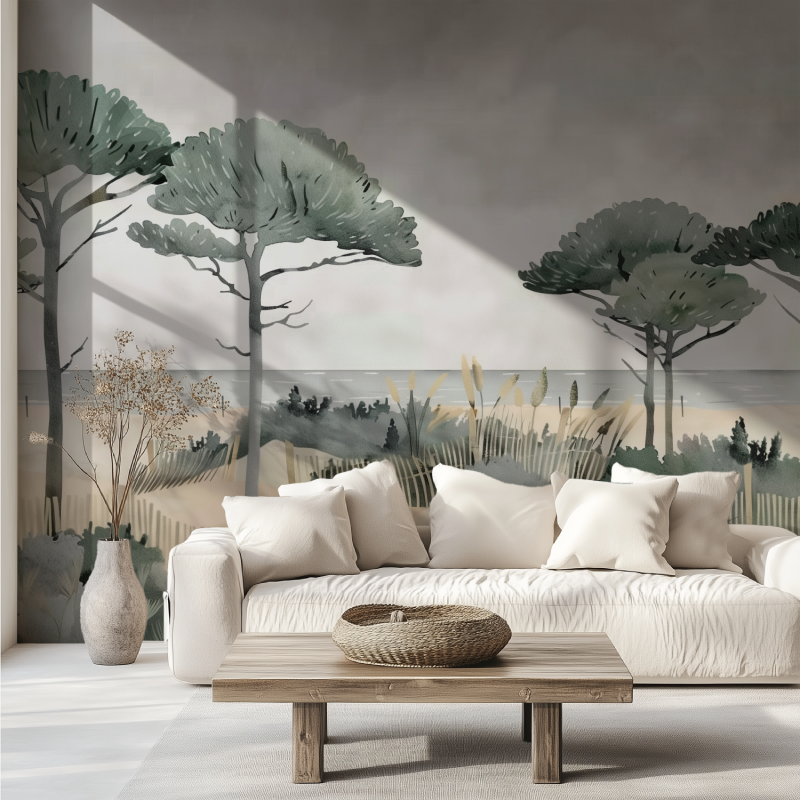 Panoramic Landscape Bedroom Wall Mural