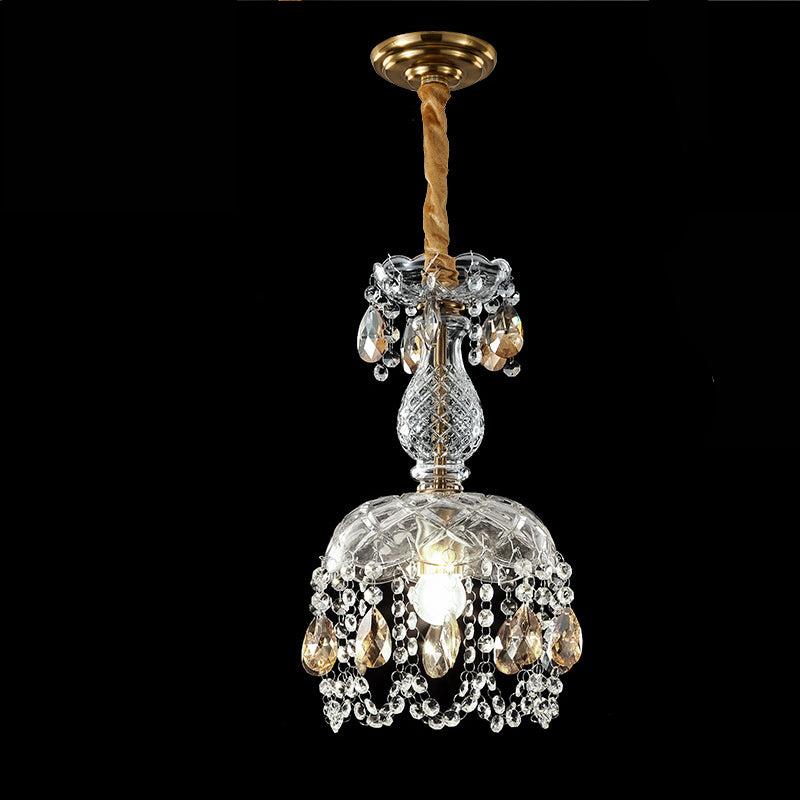 Lustre en Cristal de Luxe - Artisanat Unique et Design Élégant