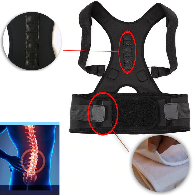 Ceinture de Posture Magnétique - Soulagement des Douleurs et Amélioration de la Posture