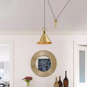 Lampe de Plafond en Cuivre - Design Élégant et Minimaliste