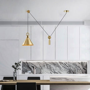 Lampe de Plafond en Cuivre - Design Élégant et Minimaliste