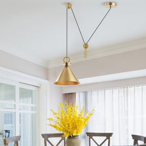 Lampe de Plafond en Cuivre - Design Élégant et Minimaliste
