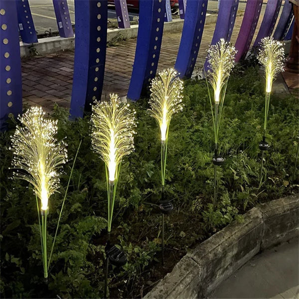 Lampe Solaire de Jardin à Changement de Couleur - Résistante aux Intempéries et Économique
