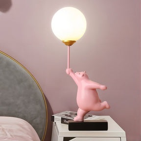 Lampe de Table Bébé Ours - Éclairage Doux et Charmant pour Enfant