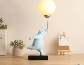 Lampe de Table Bébé Ours - Éclairage Doux et Charmant pour Enfant