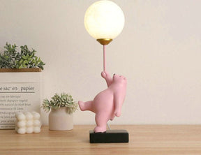 Lampe de Table Bébé Ours - Éclairage Doux et Charmant pour Enfant
