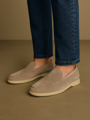 Mocassins en Suède Confortables - Respirants et Idéaux pour l'Été