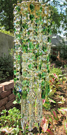 Carillon en Cristal pour Jardin - Design Élégant et Mélodies Apaisantes