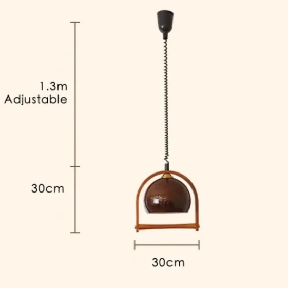 Lampe Pendante Bauhaus Vintage - Élégance Classique et Chaleur Moderne