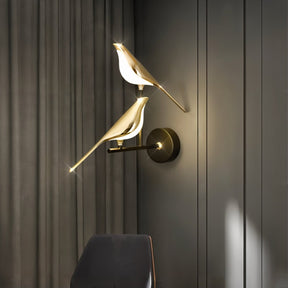 Applique Murale LED Oiseau - Éclairage Chaud et Design Élégant