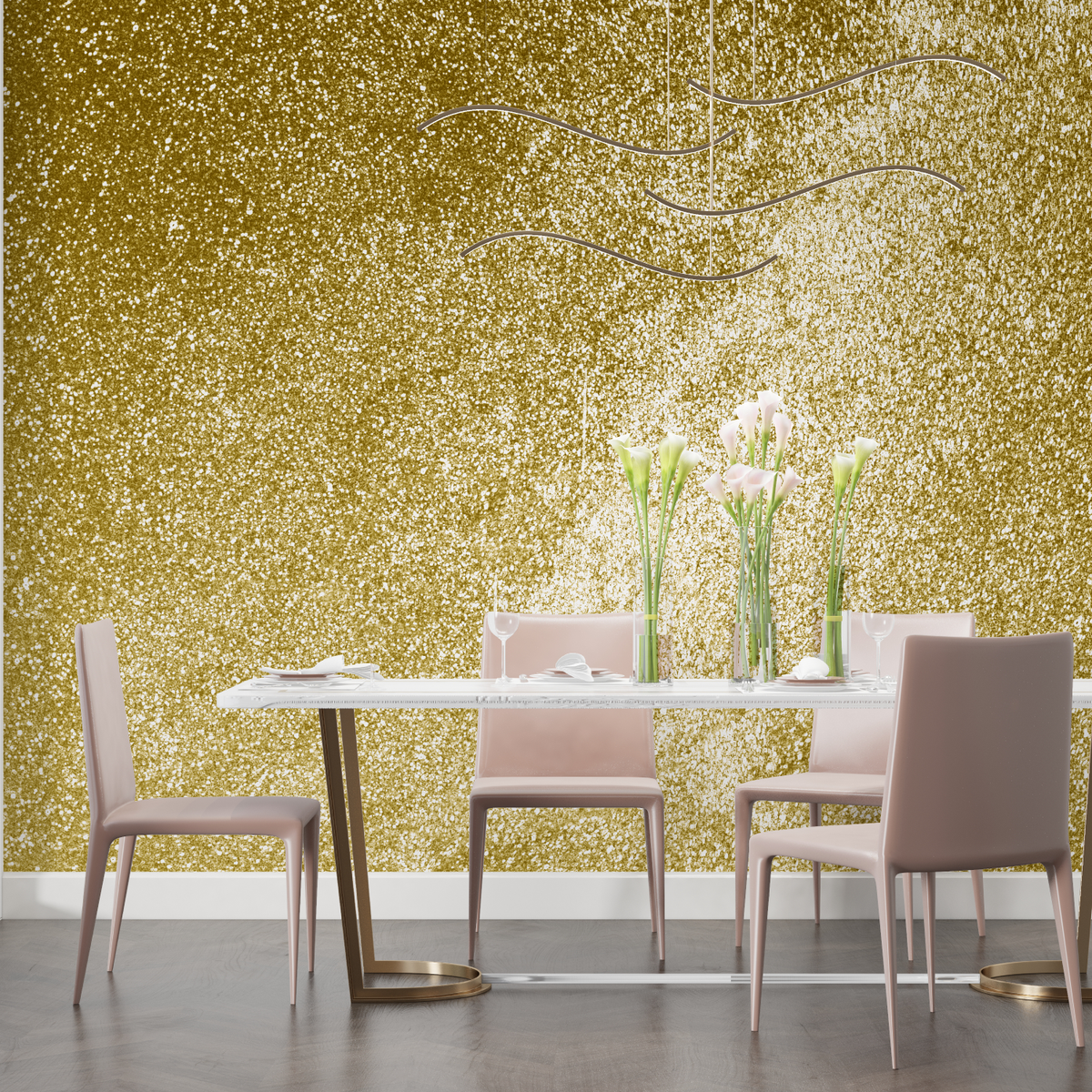 Gilded Glitter Wallpaper