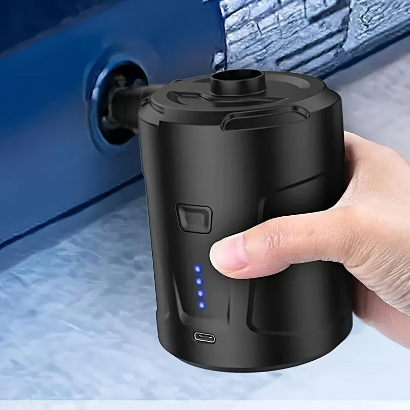 Pompe à Air Électrique Portable - Rechargeable et Légère pour Activités Extérieures