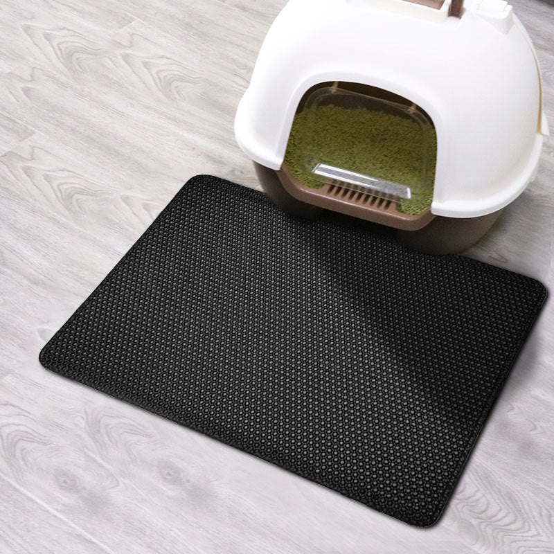 Tapis de Litière Imperméable pour Chats - Doux et Facile à Nettoyer